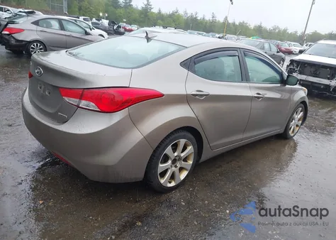 2013 Hyundai Elantra Limited from USA, damaged, VIN 5NPDH4AE3DH265371